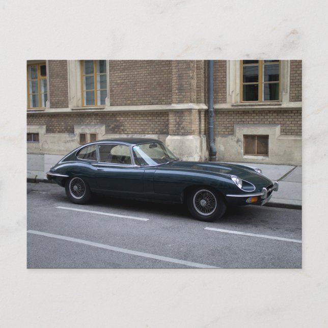 Postal Jaguar E-Type Hardtop (Anverso)