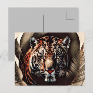 Postal Jaguar Majestuoso - Rey De La Selva