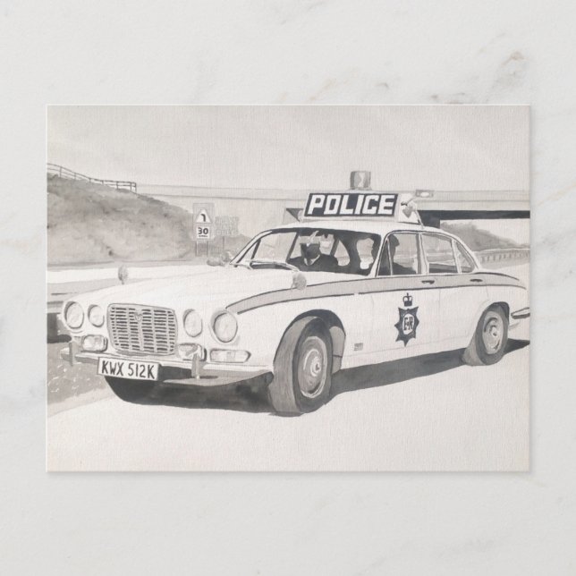 Postal Jaguar XJ6 (Anverso)