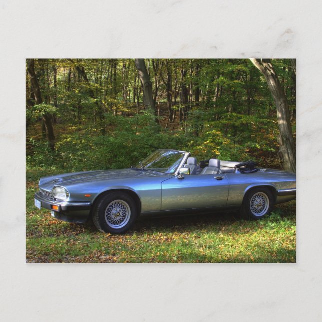 Postal Jaguar XJS V12 Cabriolet (Anverso)