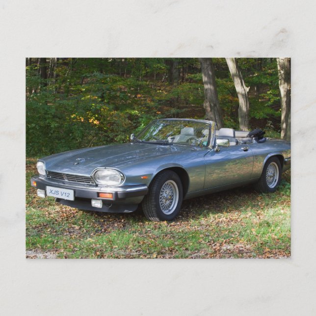 Postal Jaguar XJS V12 Cabriolet (Anverso)