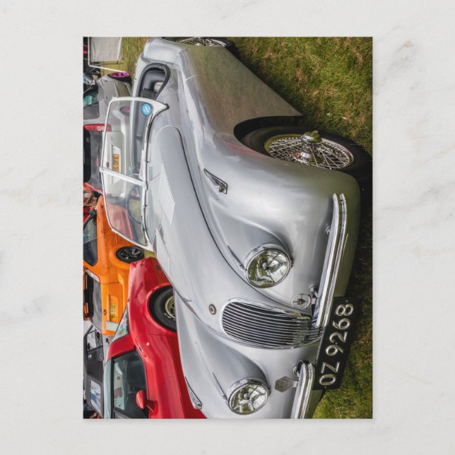 Postal Jaguar XK120 convertible sports car (Anverso)