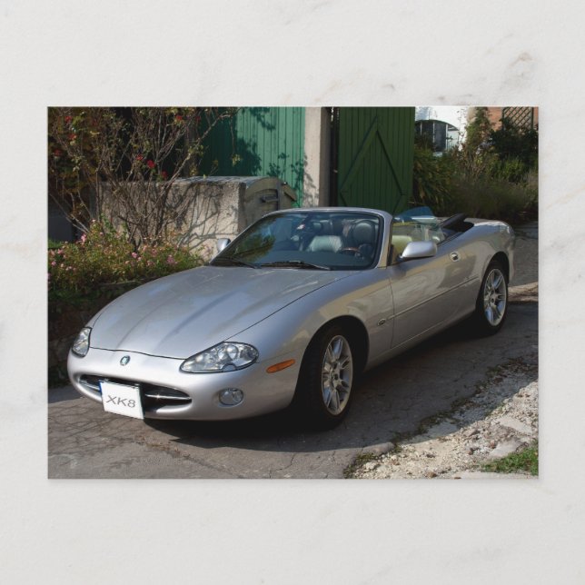Postal Jaguar XK8 Cabriolet (Anverso)