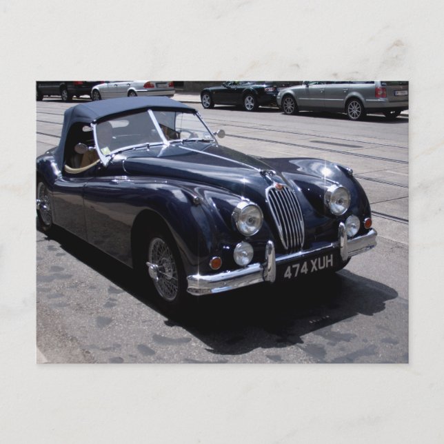 Postal Jaguar XK 120 (Anverso)