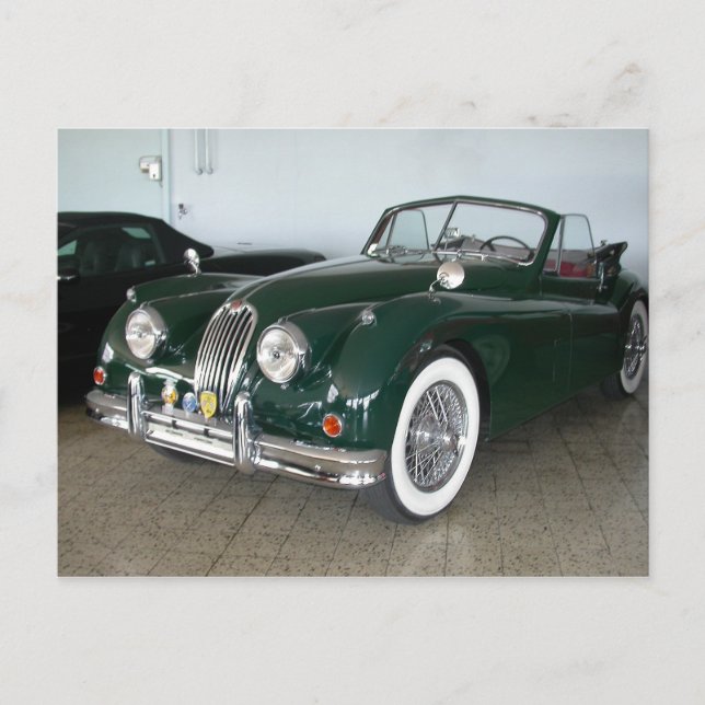 Postal Jaguar XK 120 (Anverso)