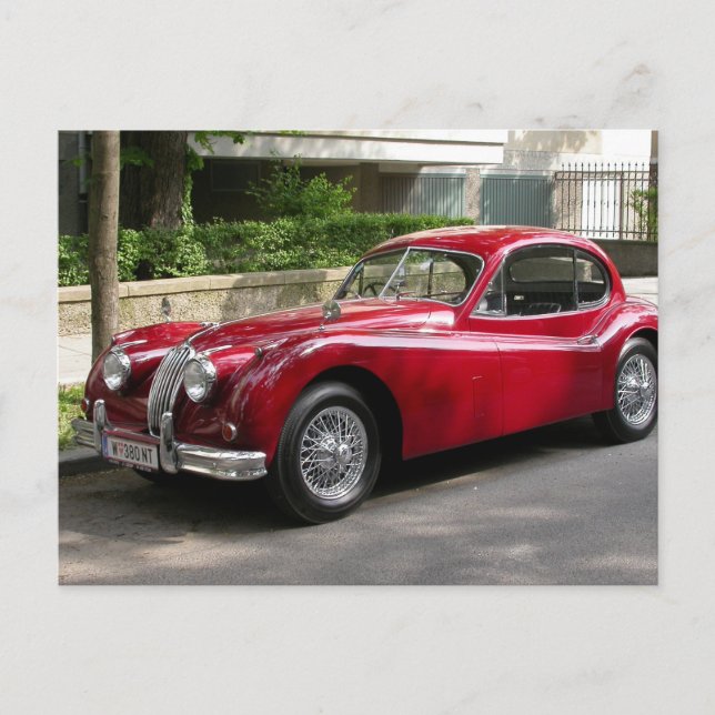 Postal Jaguar XK 120 FHC (Anverso)