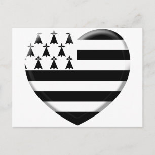 Postal j'aime la Bretagne