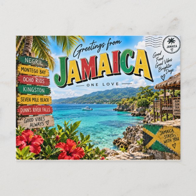 Postal Jamaica (Anverso)
