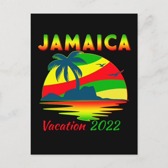 Postal Jamaica 2022 Cruise Vacation Group Matching  (Anverso)