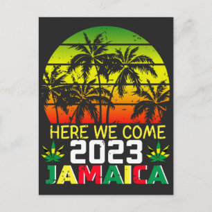Postal Jamaica 2023 Aquí Venimos