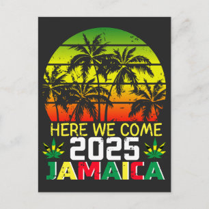 Postal Jamaica 2025 Aquí Estamos