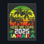 Postal Jamaica 2025 Aquí Vamos<br><div class="desc">Jamaica 2025 Aquí Vamos Regalo de Vacaciones Soñadas para Familias Colección Clásica de Tarjetas Postales Estándar.</div>