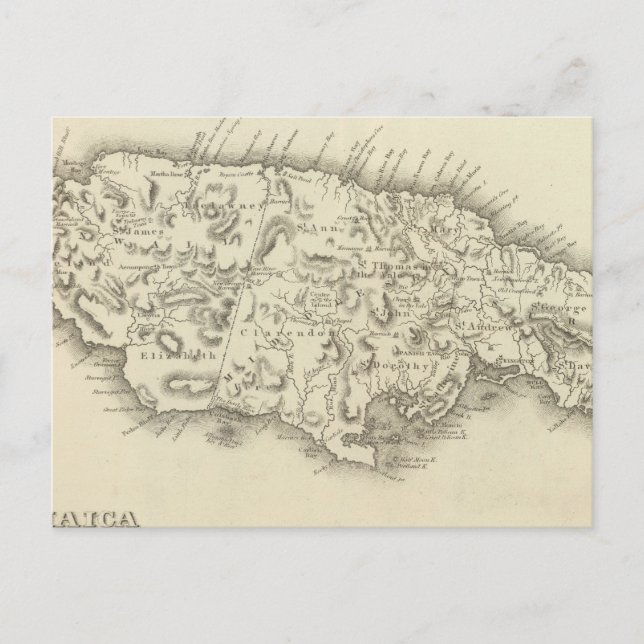 Postal Jamaica 3 (Anverso)