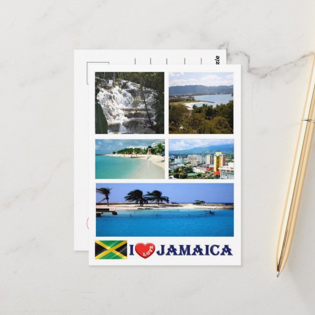 Postal Jamaica - Amo - (Anverso/Reverso In Situ)