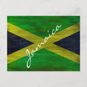 Postal Jamaica angustió la bandera jamaiquina