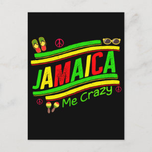 Postal Jamaica Me vuelve loco Grupo de vacaciones en cruc