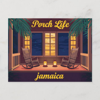 Postal Jamaica Porch life evening 