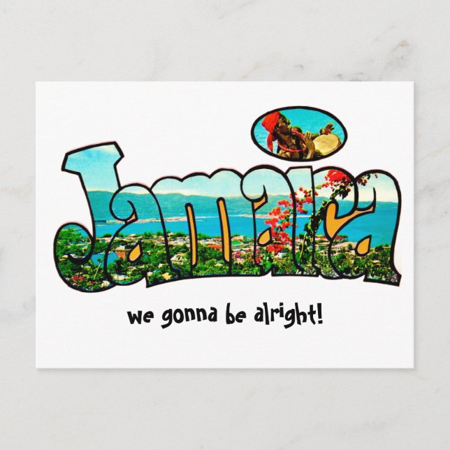 Postal Jamaica Strong Postcard (Anverso)