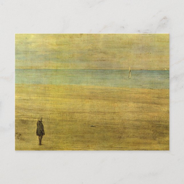 Postal James Abbot McNeill Whistler - Armonía en azul y (Anverso)