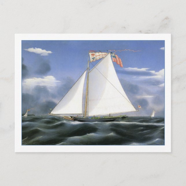 Postal James Bard American Eagle Bella Artes (Anverso)