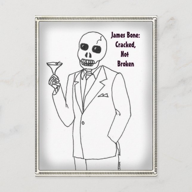 Postal James Bone (Anverso)