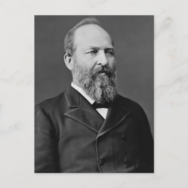 Postal James Garfield 20 (Anverso)