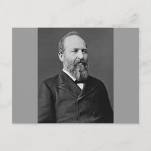 Postal James Garfield 20.º presidente