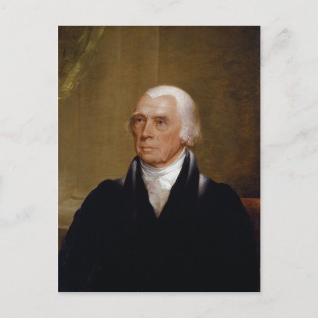 Postal James Madison de Chester Harding (1830) (Anverso)