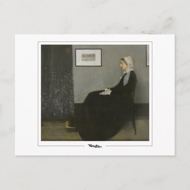 Postal James McNeill Whistler #1 - Postcard Bella Artes (Anverso)