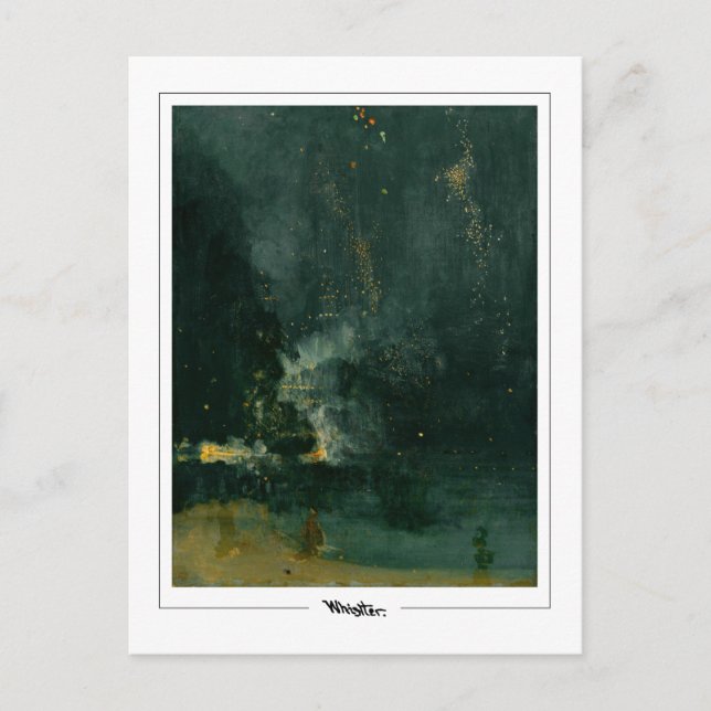 Postal James McNeill Whistler #2006-2 - Bella Artes Postc (Anverso)