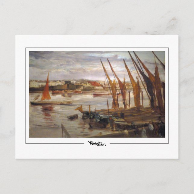 Postal James McNeill Whistler #21-2 - Postcard Bella Arte (Anverso)