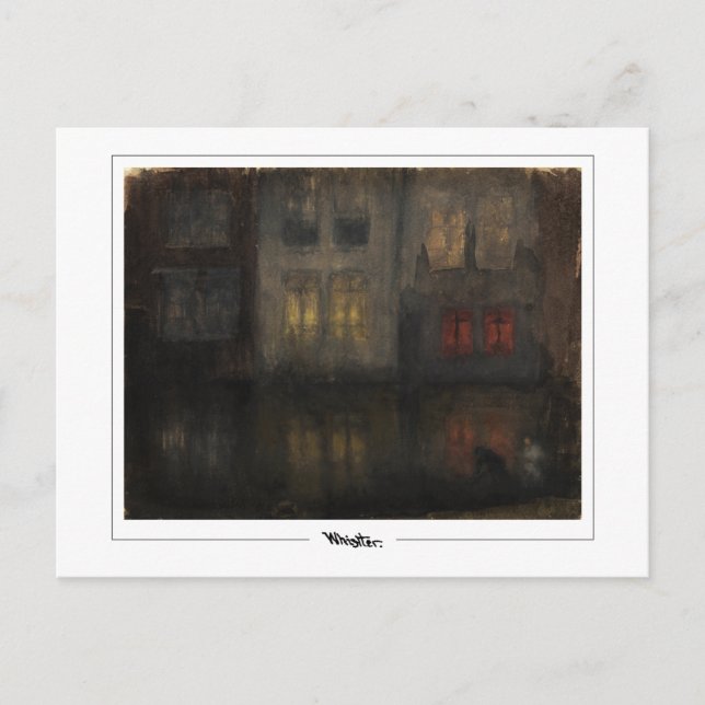 Postal James McNeill Whistler #23-2 - Postcard Bella Arte (Anverso)