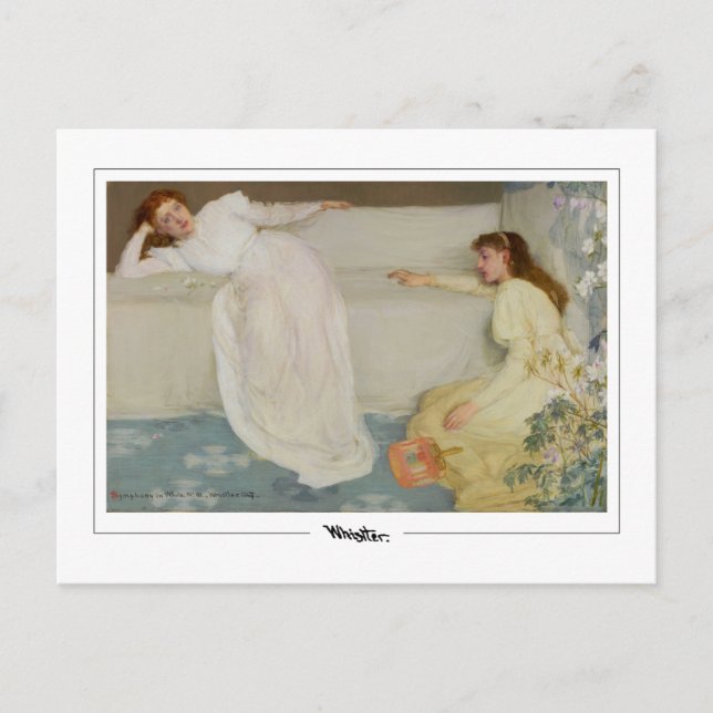 Postal James McNeill Whistler #262-2 - Bella Artes Postca (Anverso)