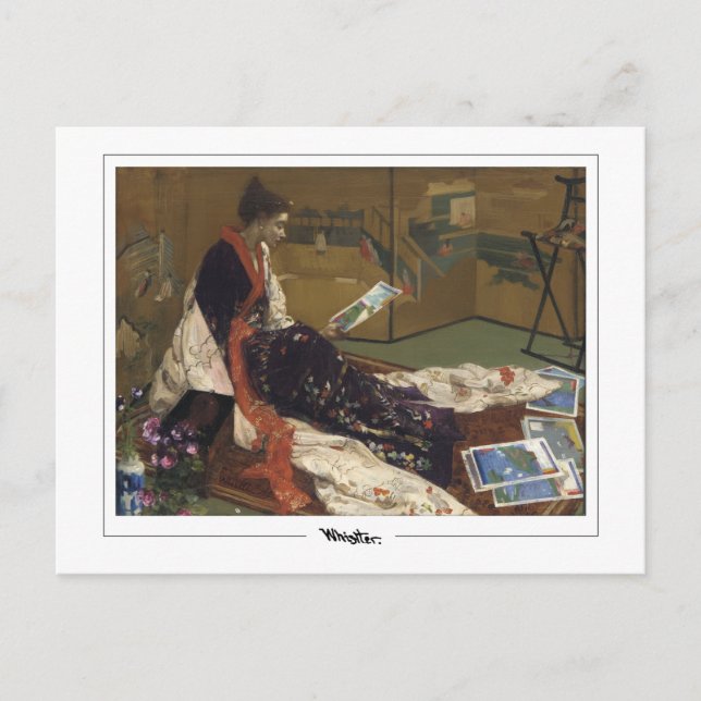 Postal James McNeill Whistler #284-2 - Bella Artes Postca (Anverso)