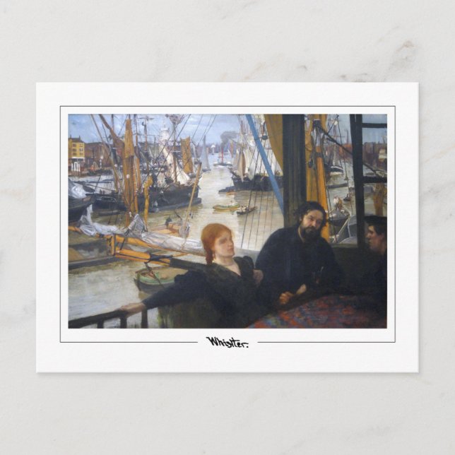 Postal James McNeill Whistler #300-2 - Bella Artes Postca (Anverso)
