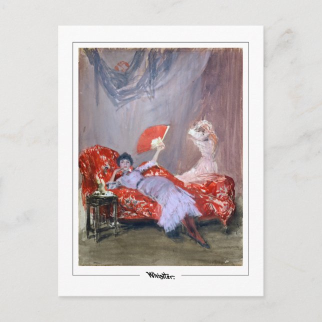 Postal James McNeill Whistler #3 - Postcard Bella Artes (Anverso)