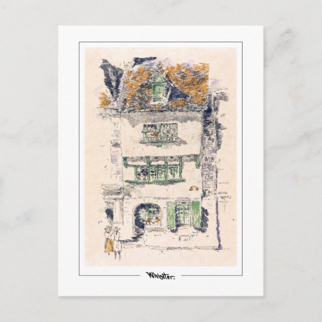 Postal James McNeill Whistler #438-2 - Bella Artes Postca (Anverso)