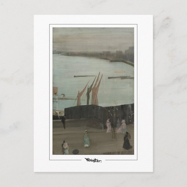 Postal James McNeill Whistler #441-2 - Bella Artes Postca (Anverso)