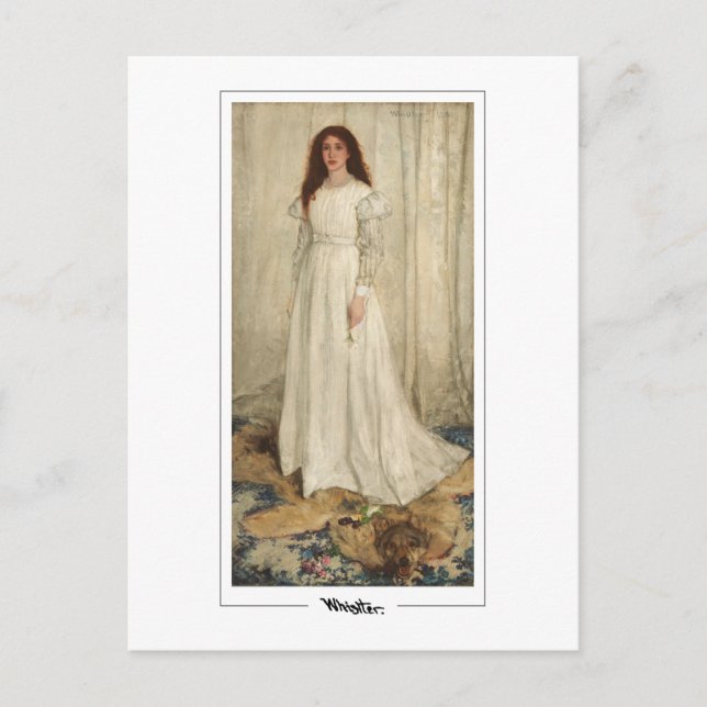 Postal James McNeill Whistler #4 - Postcard Bella Artes (Anverso)