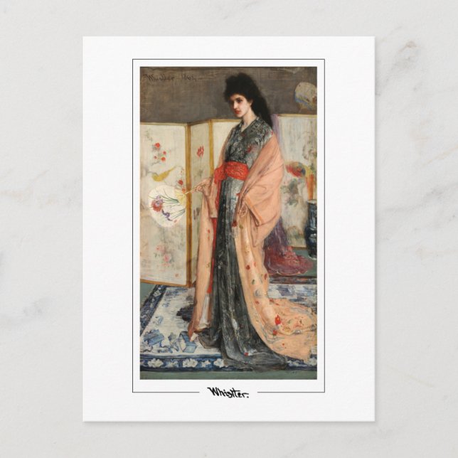 Postal James McNeill Whistler #5-2 - Postcard Bella Artes (Anverso)