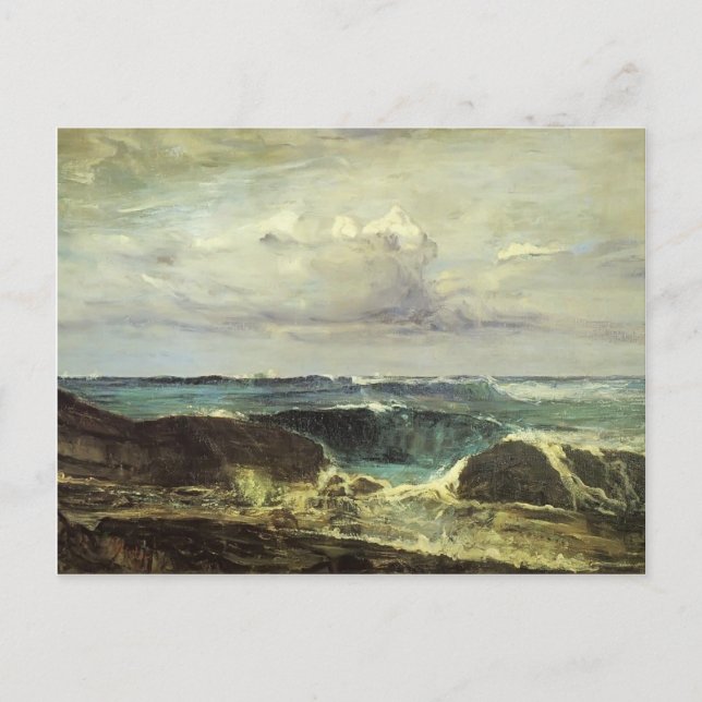 Postal James McNeill Whistler - The Blue Wave Biarritz (Anverso)