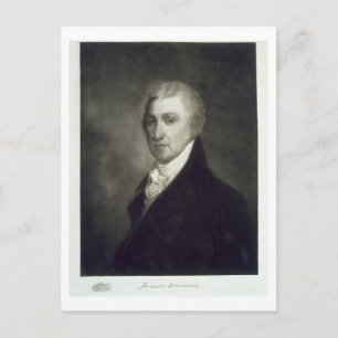 Postal James Monroe, quinto presidente de los Estados Uni