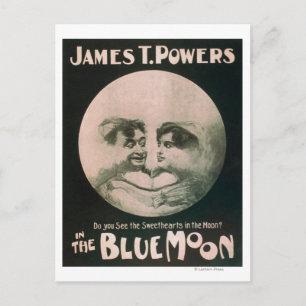 Postal James T. Powers in the Blue Moon Theater