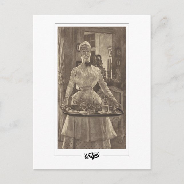 Postal James Tissot #918 - Arte fino (Anverso)