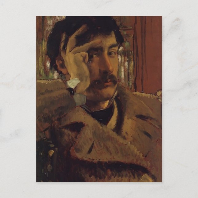 Postal James Tissot - autorretrato (Anverso)