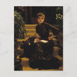 Postal James Tissot Madre e hijo o adulto mayor