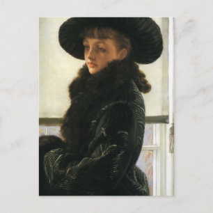 Postal James Tissot - Retrato de Kathleen Newton