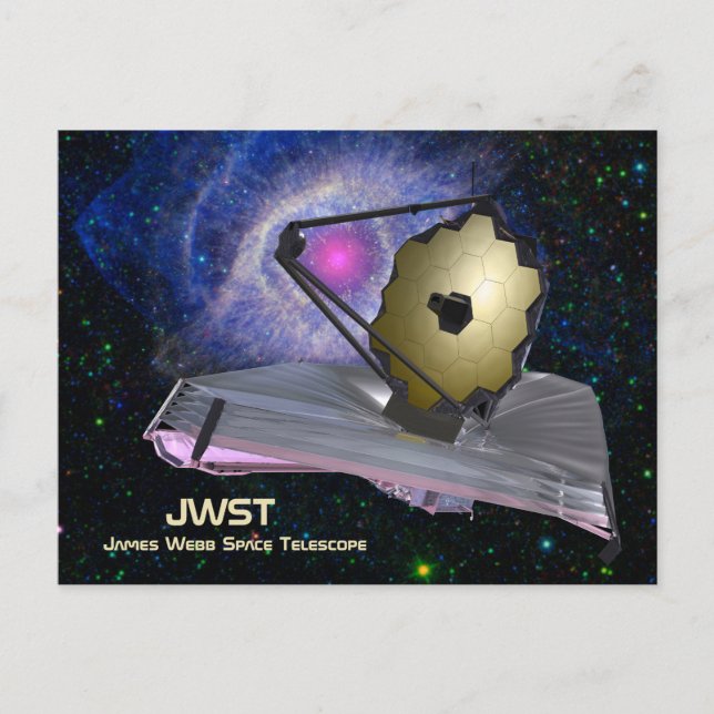 Postal James Webb Space Telescope JWST (Anverso)