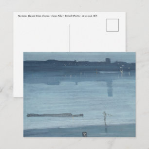 Postal James Whistler - Nocturne: Chelsea