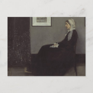 Postal James Whistler - Retrato de la madre del artista